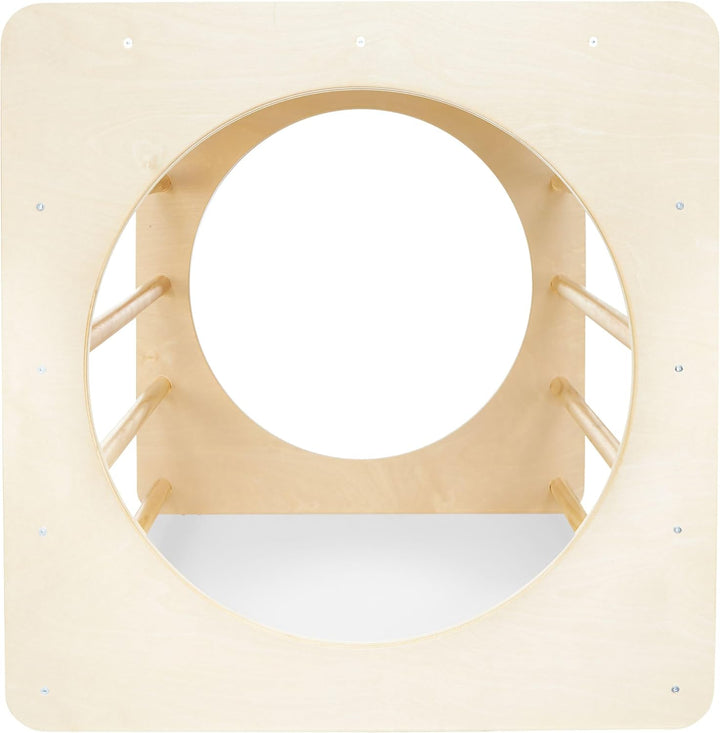 Mamabrum, Kletterwürfel aus Holz, Kindertunnel, Spielplatz, Form des Kletterwürfels, entwickelt moto
