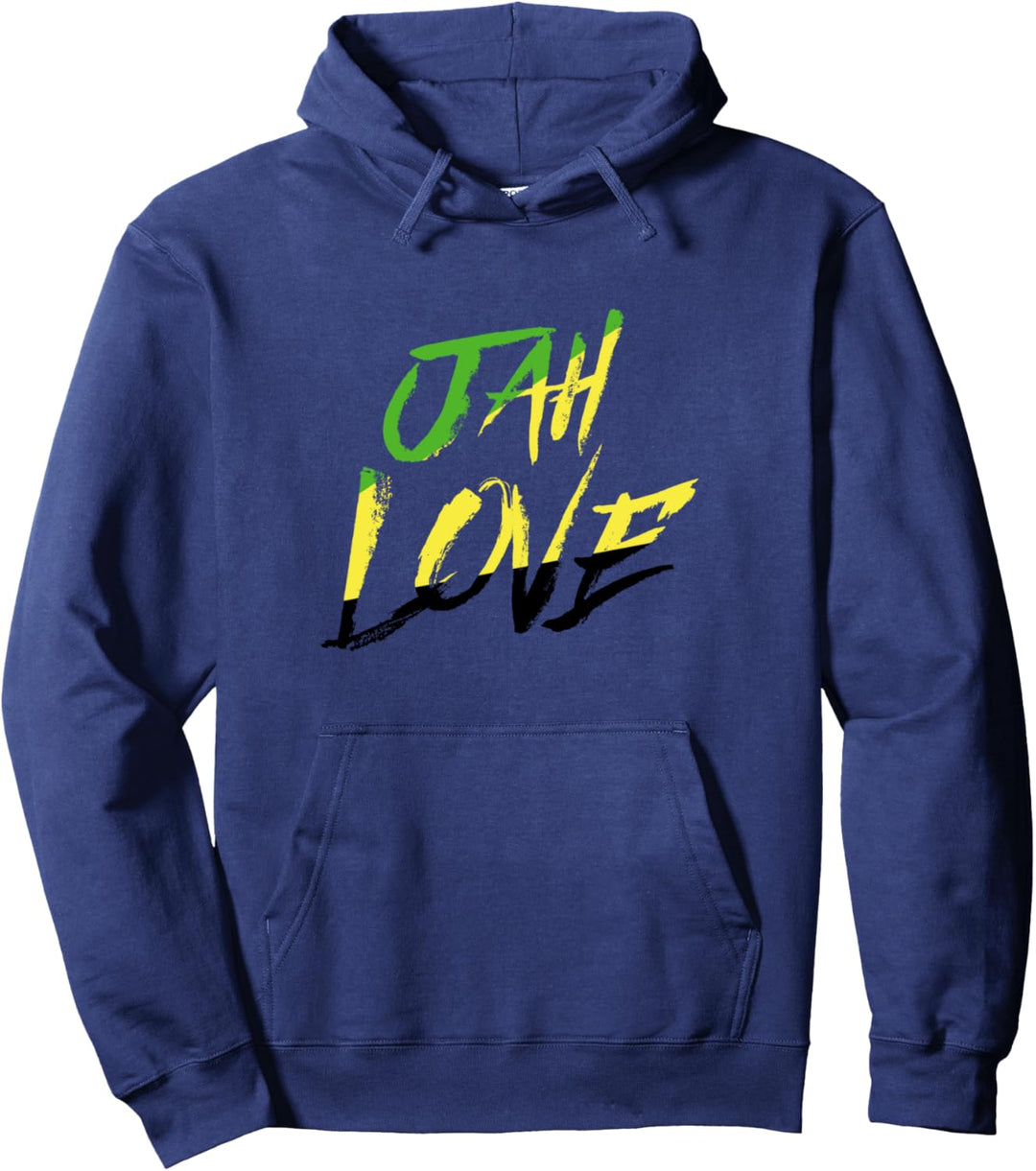 JAH LOVE | Jamaica Patois Rastafari Pullover Hoodie