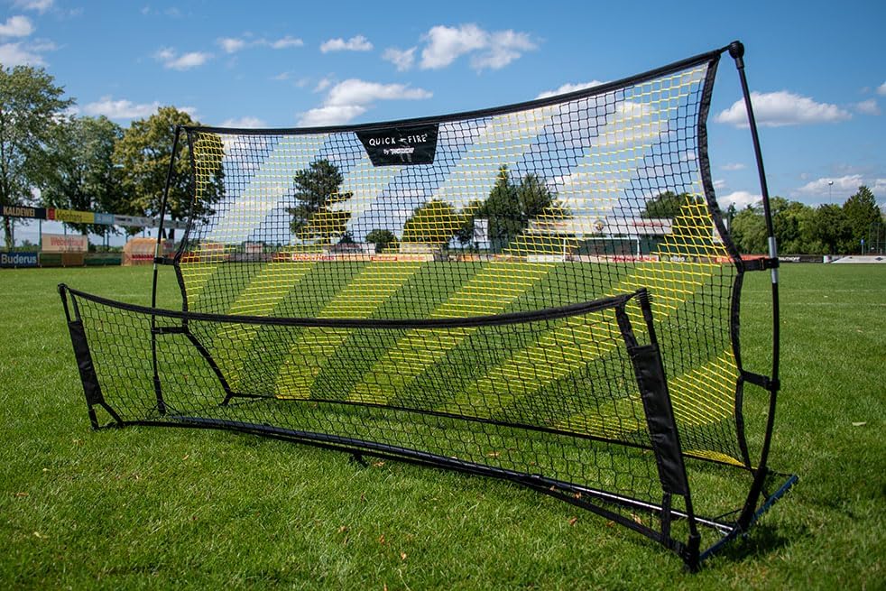 Rebounder Fussball 2 in 1 und Solo Trainer - Kick Back PRO - Perfekte Trainingshilfen für den Garten
