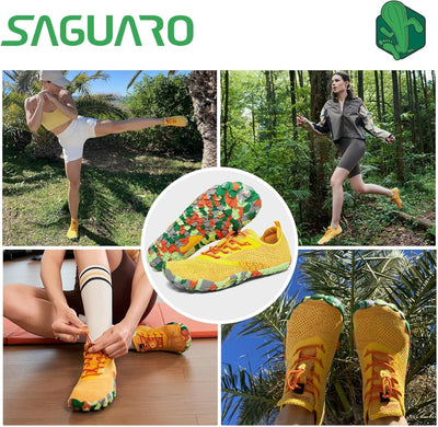 SAGUARO Unisex Barfussschuhe Traillaufschuhe Schnell Trocknend Wassersportschuhe, Gr. 36-47 35 EU Ge