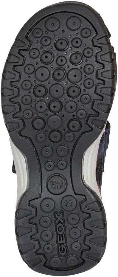 Geox Jungen J Borealis Boy BSandalen 27 EU Navy Red, 27 EU Navy Red