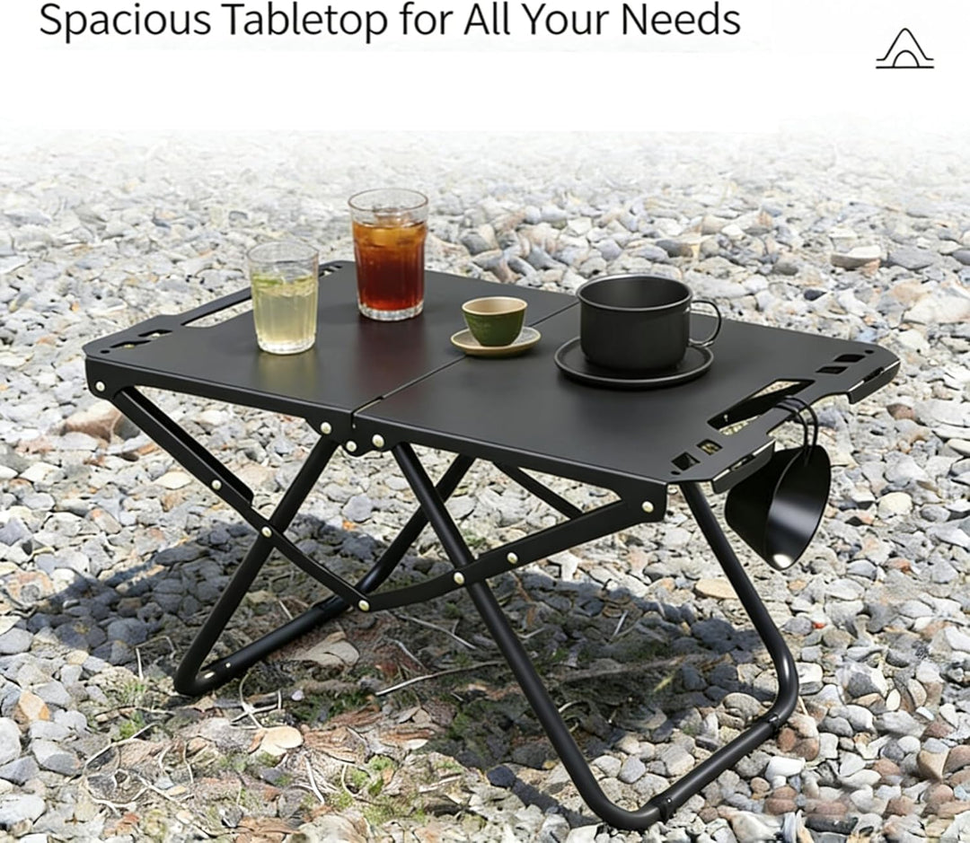 Campingtisch, Leichter Aluminiumlegierungs-klappbarer Klapptisch, Kleiner Campingtisch für Outdoor-P