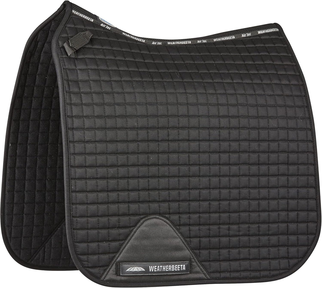 Weatherbeeta Prime Dressursattelauflage 1000745 - Kastanienbraun, Warmblut Black/Black
