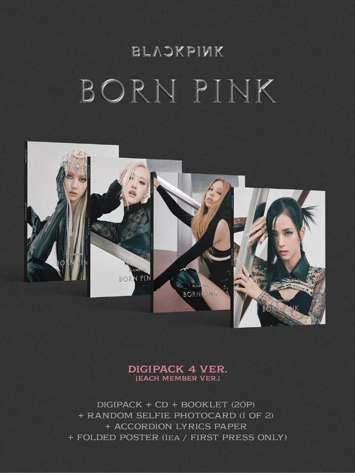 Black Pink - Vol.2 Born Pink Digipack version CD (4 versions SET)