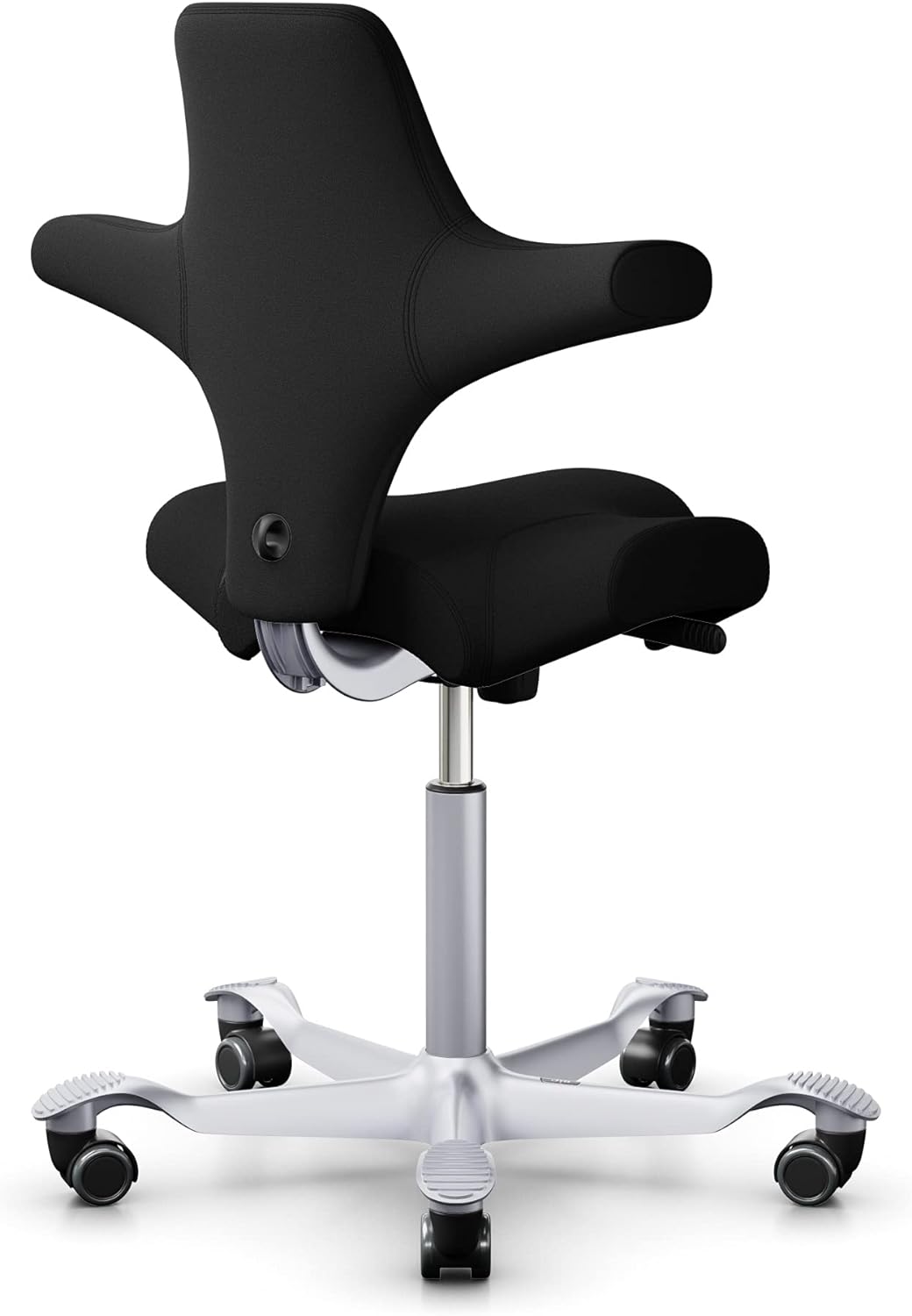 HAG Capisco 8106 Ergonomischer Bürodrehstuhl Sattelhocker - Standard Gasfeder 200 mm - Sitzhöhe 47-6