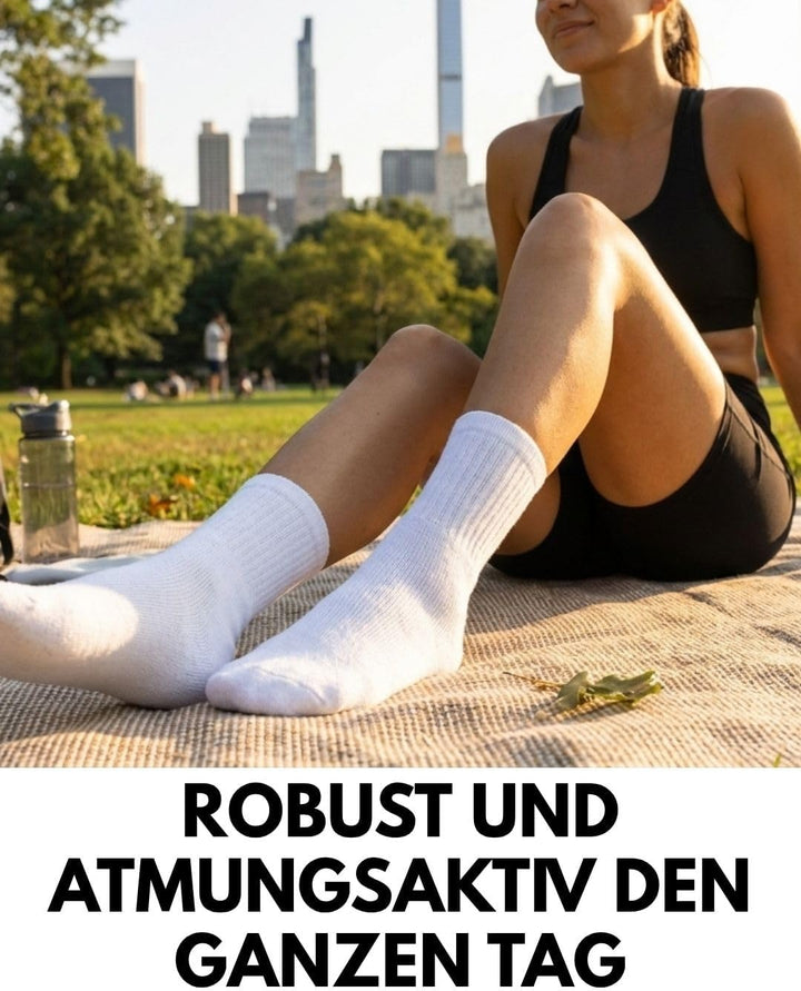 10 | 20 | 30 Paar Sportsocken Tennissocken Arbeitssocken Herren & Damen Socken Baumwolle 43-46 30 Pa