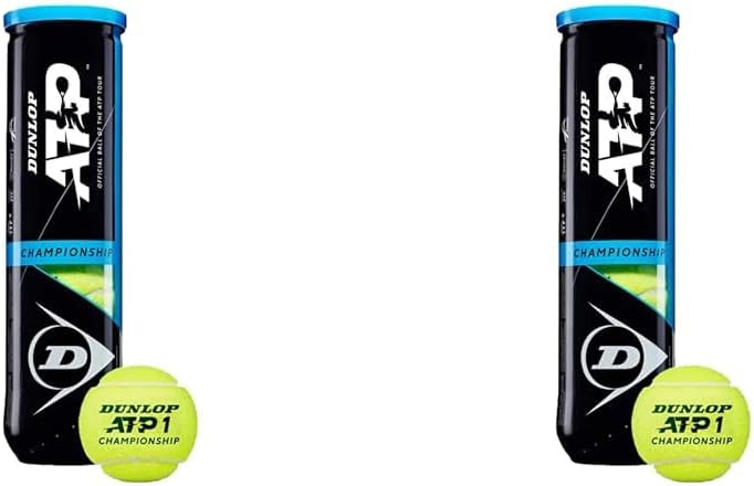 Dunlop Tennis Ball ATP Championship – for Clay, Hard Court & Grass Einheitsgrösse (Packung mit 2) 4