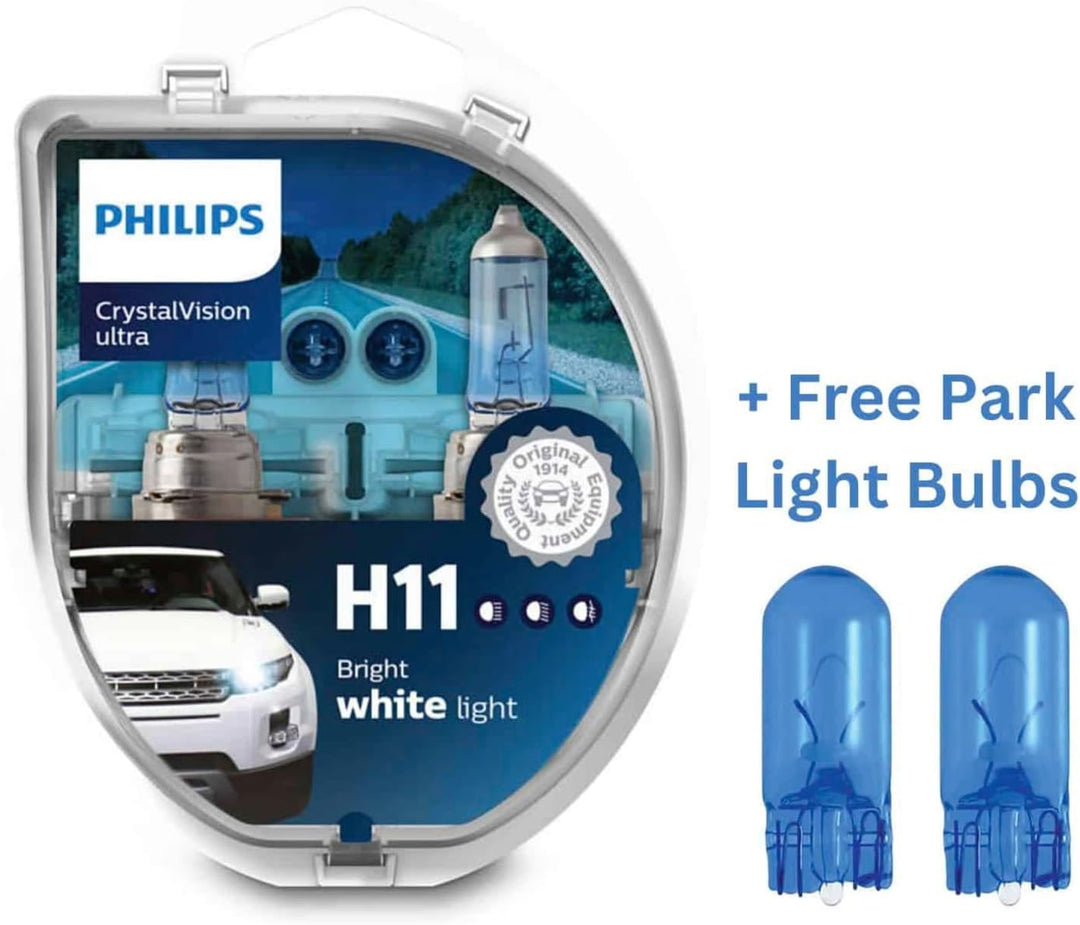 Philips CrystalVision 12362CVSM Auto-Glühbirne H11 55 W Halogen 900 lm, Silber