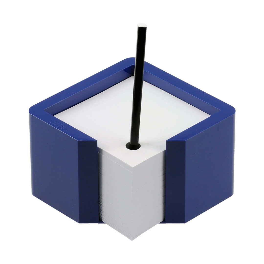 memorion Zettelbox/257.24 130x130x86 mm royalblau Kunststoff lackiert