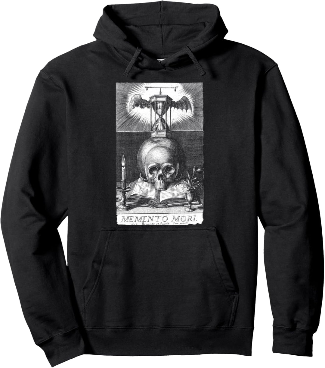 Memento Mori Stoicism Philosophy Philosopher Memento Mori Pullover Hoodie