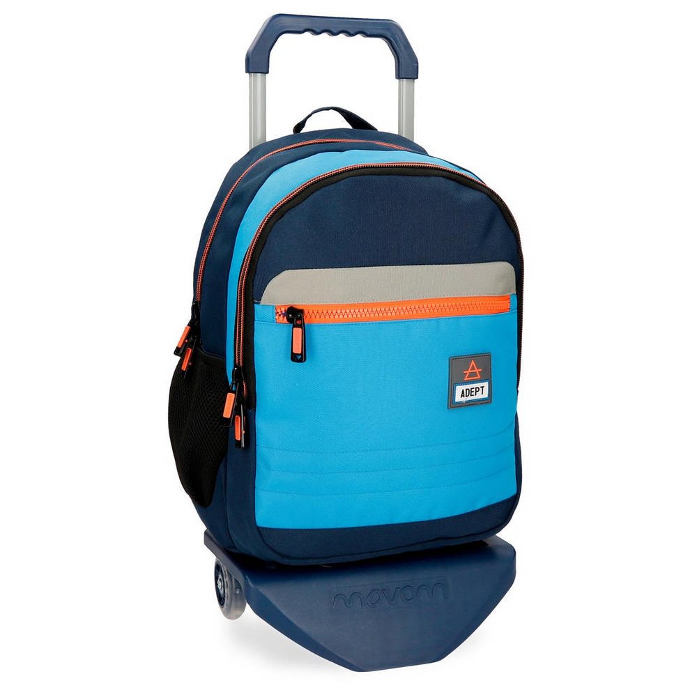 Adept 90923N1 Power Laptop-Rucksack mit Trolley Blau 32x42x16 cms Polyester 15,6" 21.5L Rucksack 42