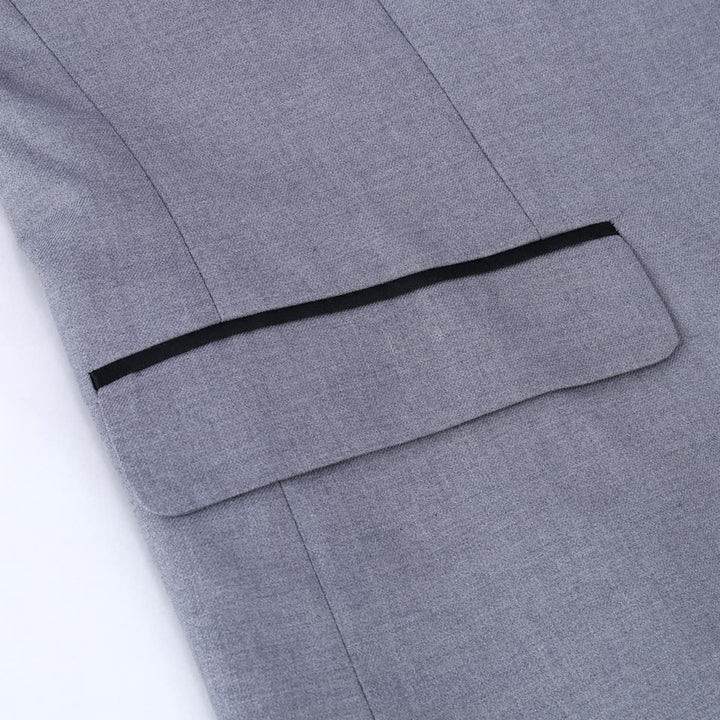 YOUTHUP Anzug Herren Regular Fit 3 Teilig Anzüge Peak Lapel Morden Herrenanzug Business Hochzeit Smo