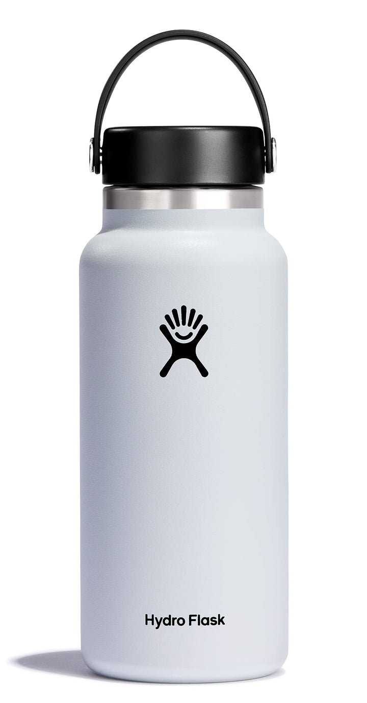 HYDRO FLASK - Trinkflasche 946ml (32oz) - Isolierte Wasserflasche aus Edelstahl - Sportflasche mit a