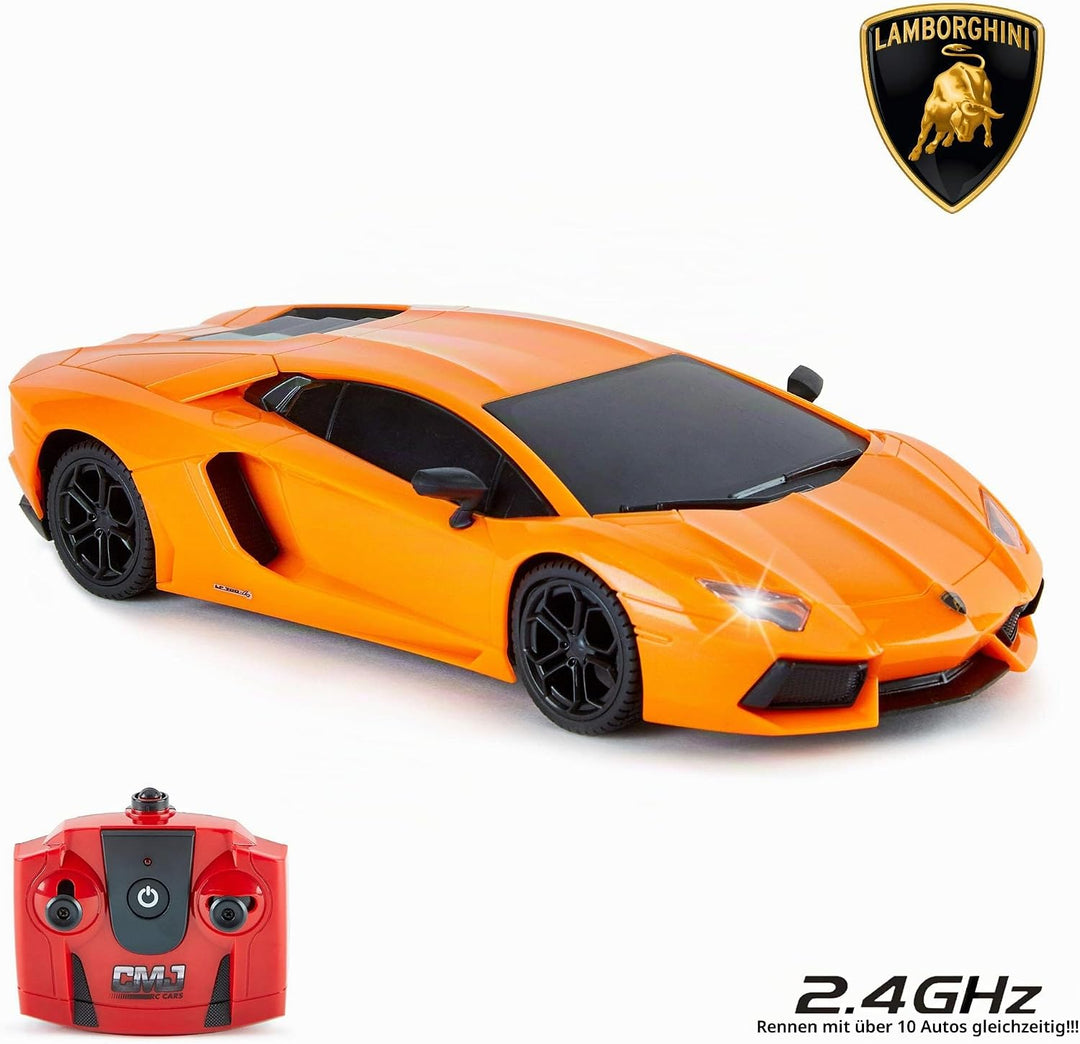 CMJ RC CARS Lamborghini Aventador LP700-4 Offiziell Lizenziertes ferngesteuertes Auto im Massstab 1: