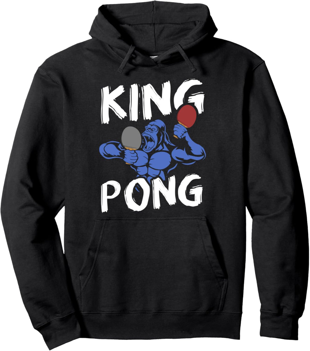 Tischtennis - King Pong Pullover Hoodie