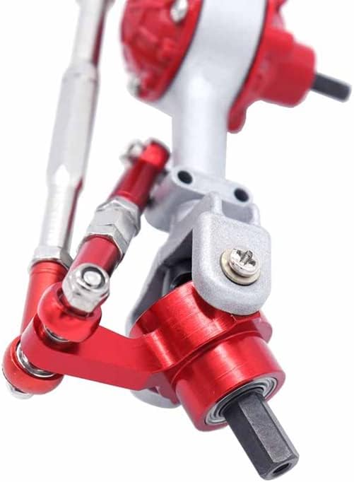 Iegefirm Metall-Vorder- und Hinterachsen-Set für C14 C24 C34 C44 B14 B24 1/16 RC Car Upgrades Teile