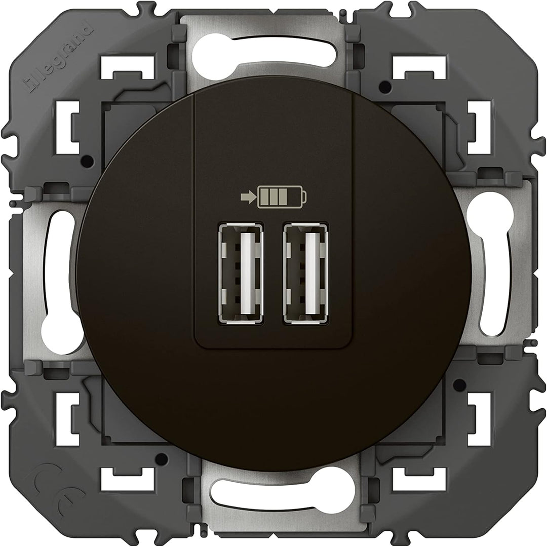 Legrand 095287 Typea Dooxie, 2,4 A, Schwarz