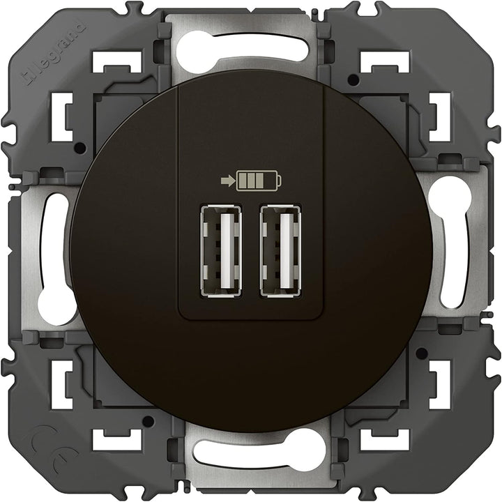 Legrand 095287 Typea Dooxie, 2,4 A, Schwarz