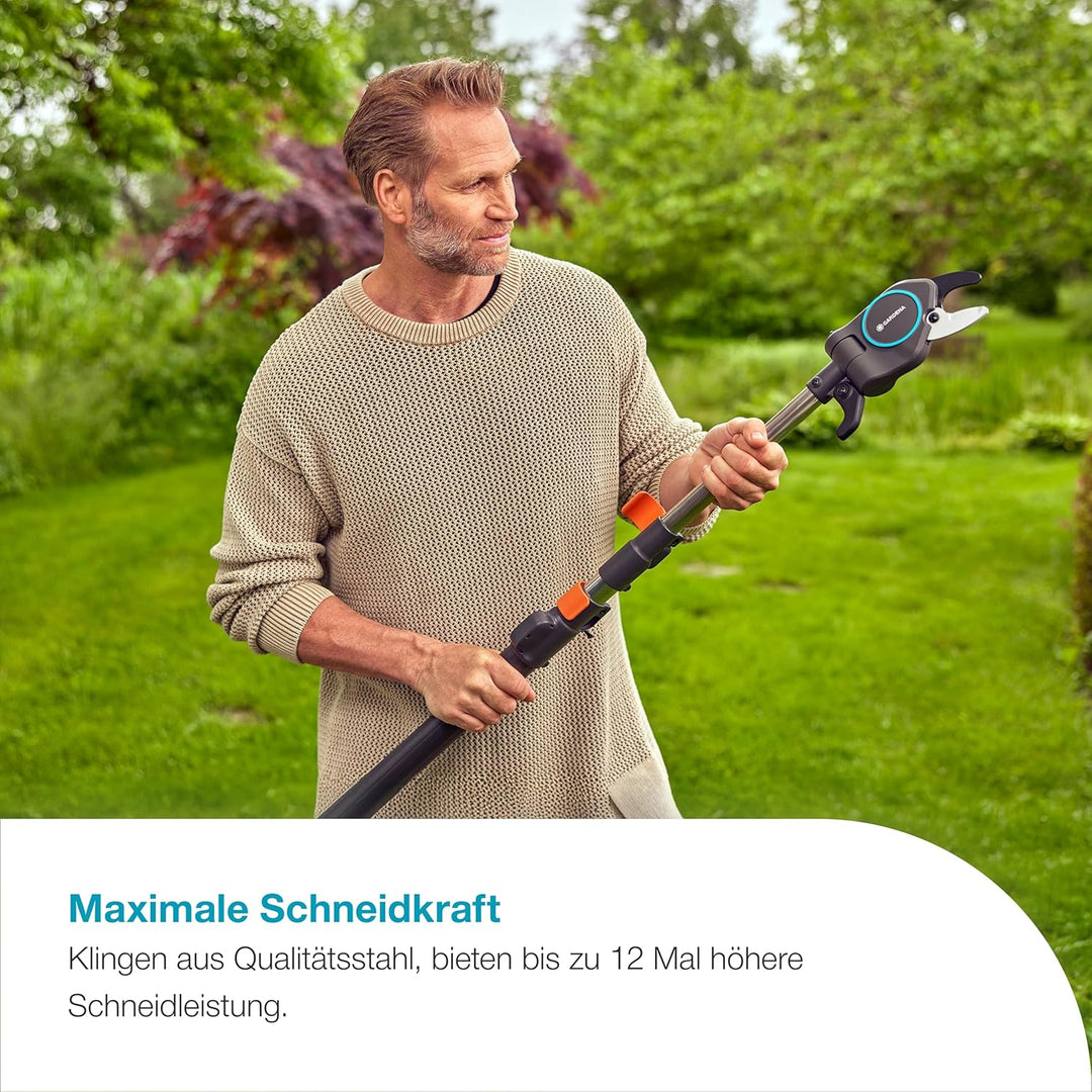 Gardena StarCut Pro L, Baum- und Strauchschneider, Bypass-Schnitt, Teleskopierbar, 175–400 cm Reichw