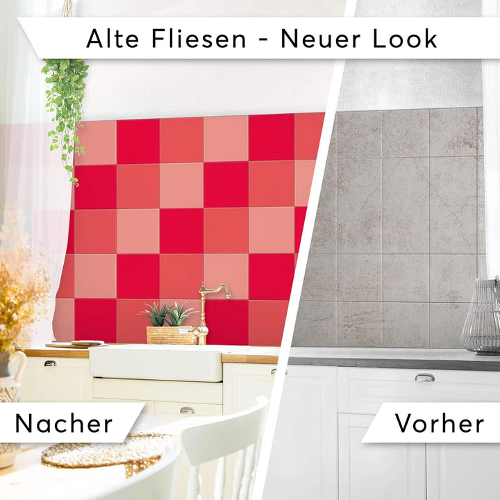 Fliesenmosaik I Klebefolie Fliesen Sticker Aufkleber Bad u. Küche Fliesen Wand Deko - Fliesen renovi