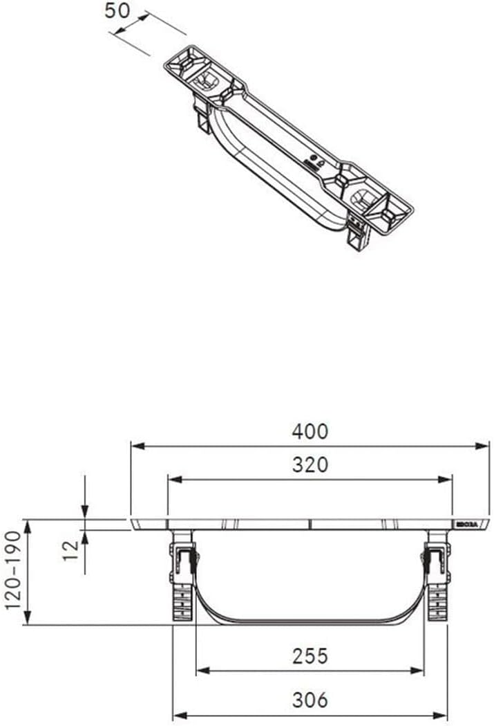 Bora EFMS/1 Ecotube Montagebügel-Set