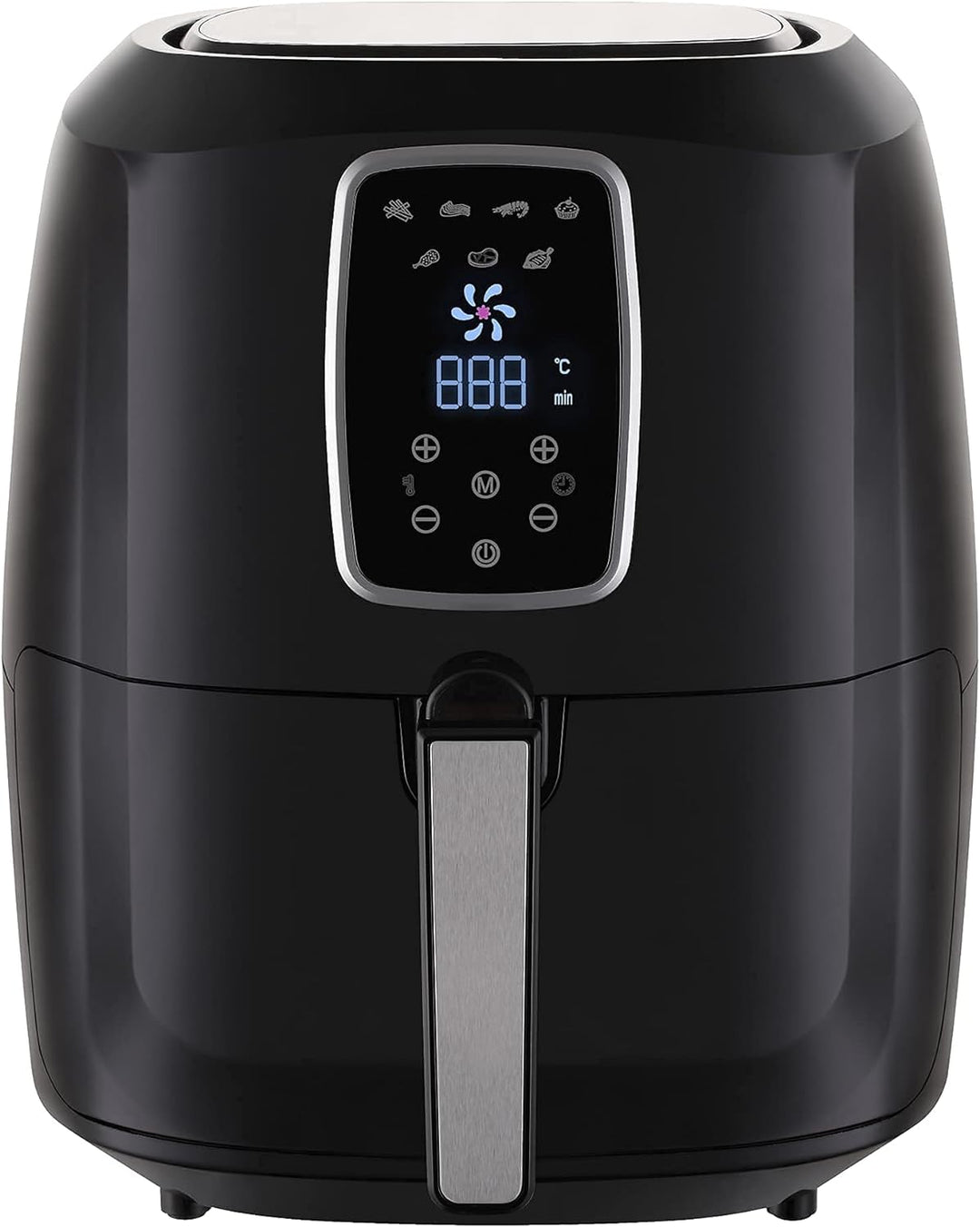 Heissluftfritteuse XXL Premium 5.2L - Airfryer Mit Touch-Bedienfeld, Neueste Technik, 100% knusprig,