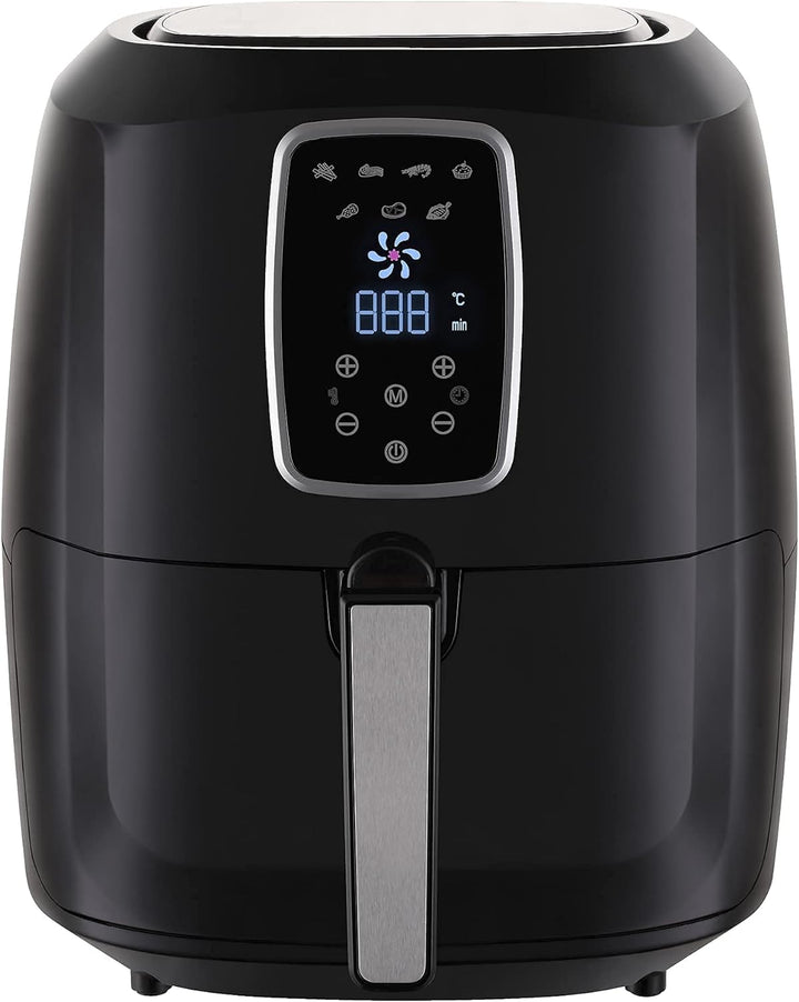 Heissluftfritteuse XXL Premium 5.2L - Airfryer Mit Touch-Bedienfeld, Neueste Technik, 100% knusprig,