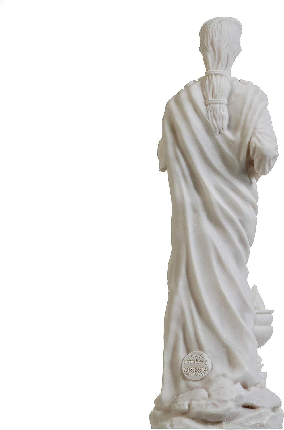 BEAUTIFUL GREEK STATUES Hestia Göttin of The Hearth, Home Family, and The State Alabaster Statue, 22