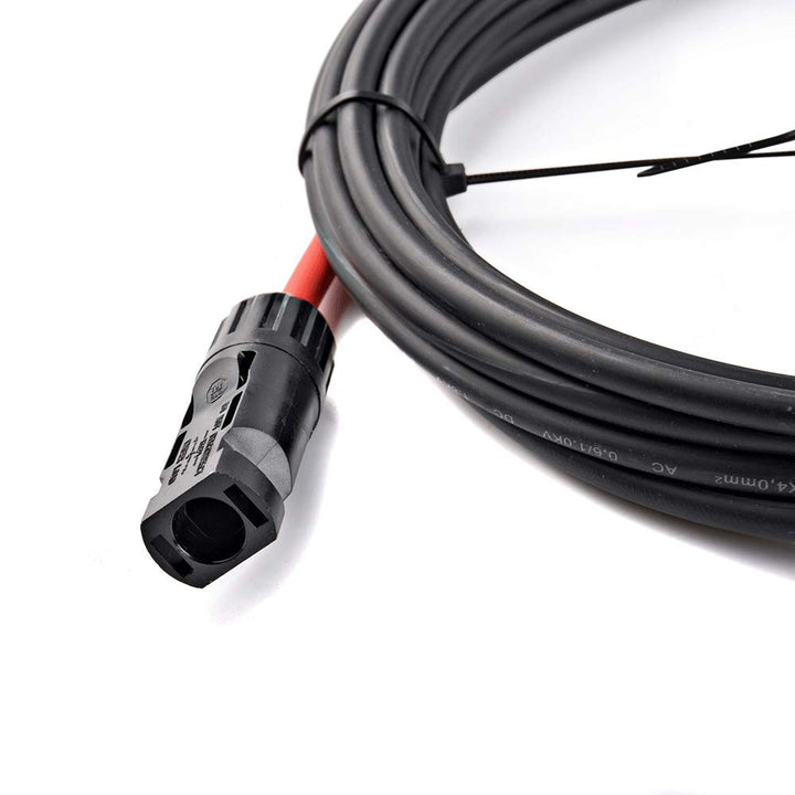 WATTSTUNDE MVK10.5-10mm² Anschlusskabel Solarmodul zu Laderegler MC kompatible (5m, 10mm²) 5m 10mm²,