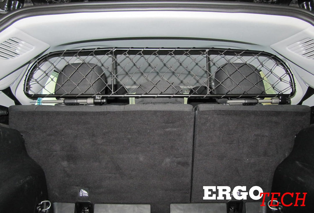 ERGOTECH Trennnetz Trenngitter Hundegitter für Jeep Compass (2017-2025) RDA65-XXS16, für Hunde und G