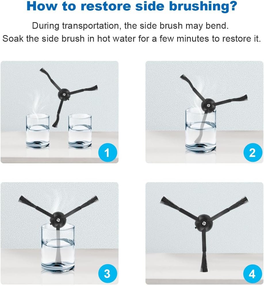 Qrevo S Zubehör Ersatz für Roborock Qrevo S, Qrevo Pro Set, Qrevo MaxV Saugroboter, Ersatzteile, 1 H