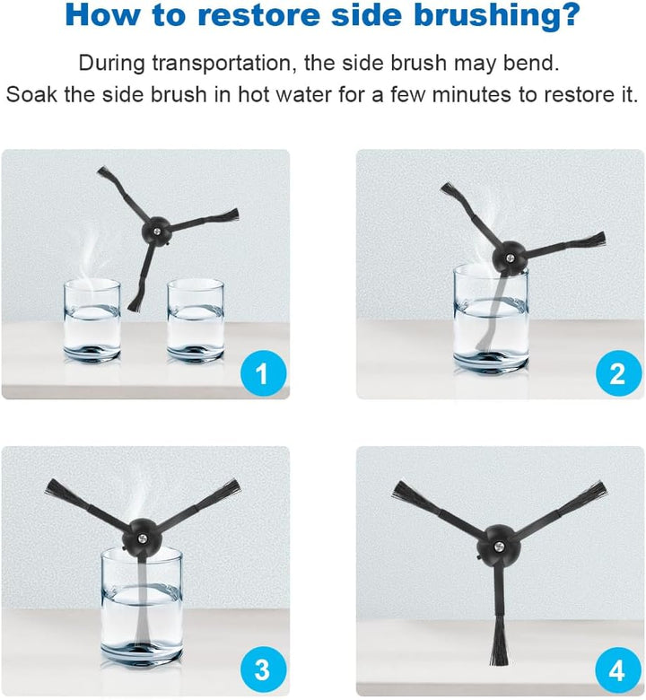 Qrevo S Zubehör Ersatz für Roborock Qrevo S, Qrevo Pro Set, Qrevo MaxV Saugroboter, Ersatzteile, 1 H
