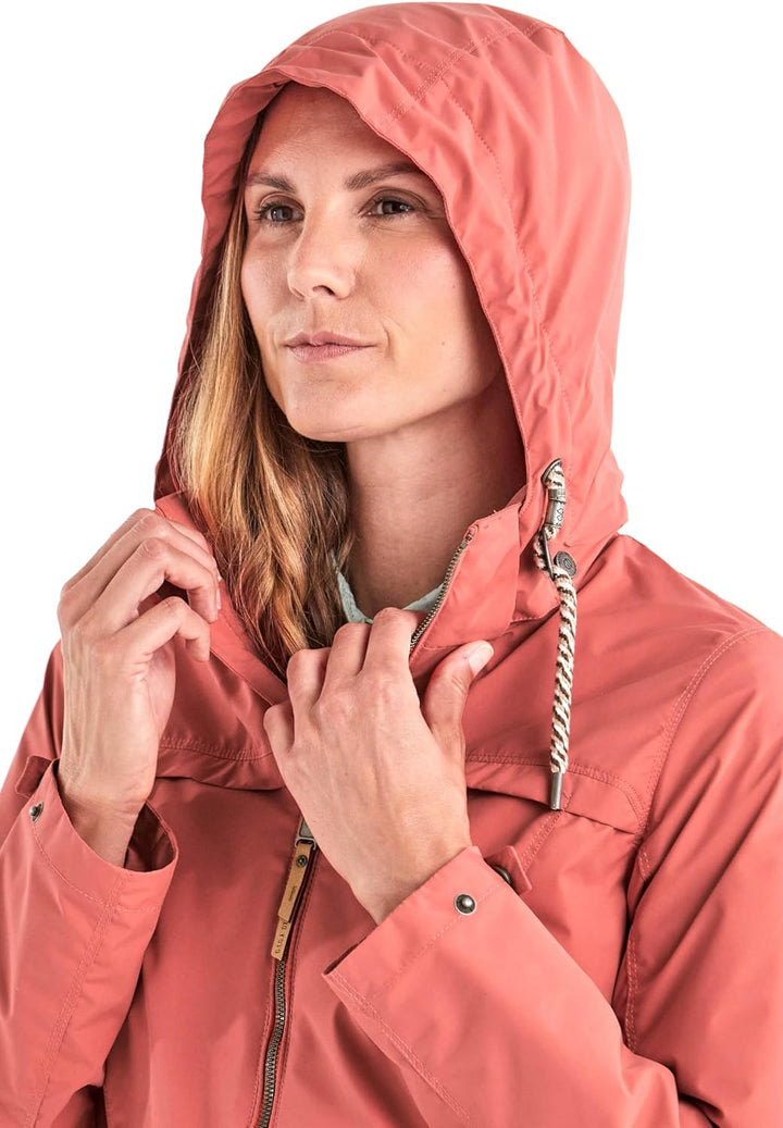 G.I.G.A. DX Damen Jamil Wmn Jckt A Funktionsjacke/Outdoorjacke mit abzippbarer Kapuze, dunkelkoralle