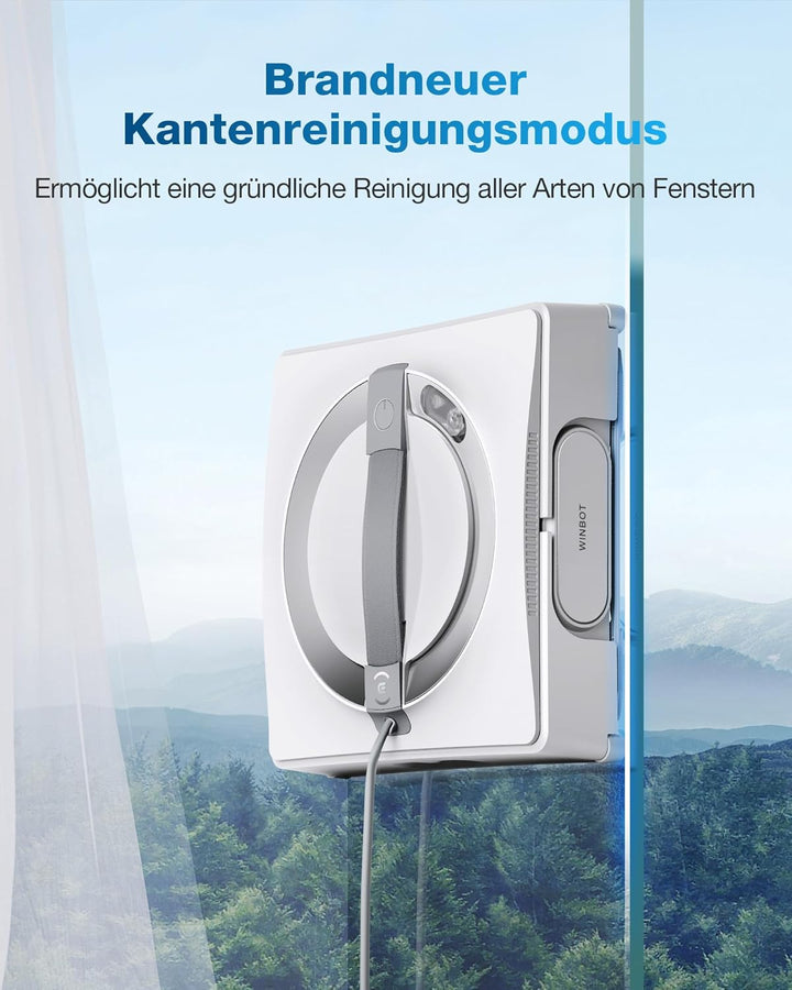 ECOVACS WINBOT W2 Omni Fensterputzroboter mit 6-in-1 Multifunktionsstation, integrierter 4500mAh Akk