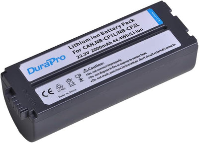 DuraPro 2000mAh NB-CP2L NB CP2L Battery Akku für Canon NB-CP1L CP2L Canon Fotodrucker SELPHY CP800,