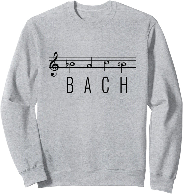B-A-C-H Johann Sebastian Bach Noten-Design für Musik-Fans Sweatshirt