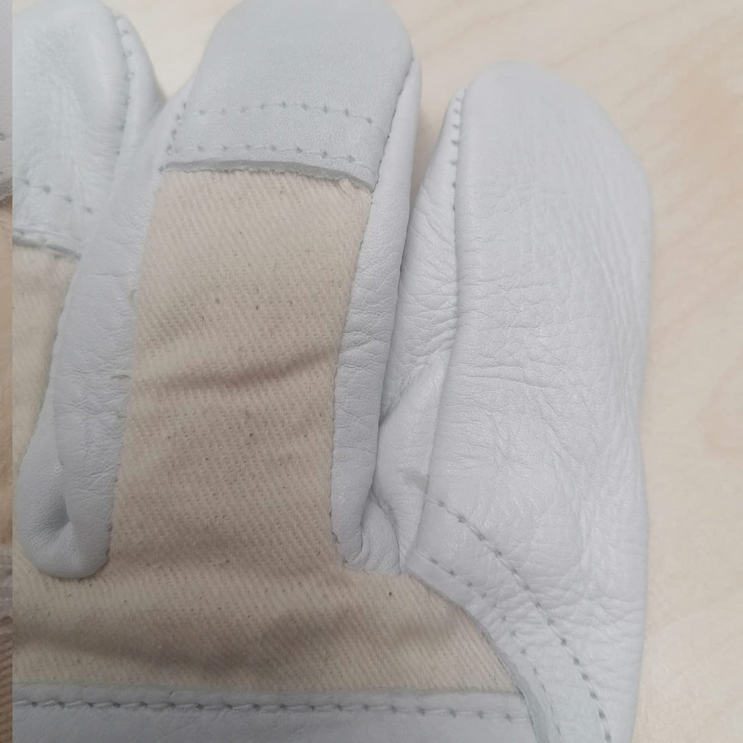 GUARD 5 - Leder Arbeitshandschuhe 5 Paar Gr.11 - Rind- Vollleder Handschuhe - hochwertiger, robuster
