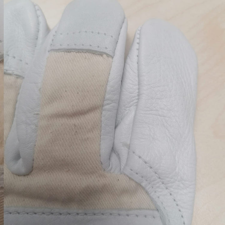 GUARD 5 - Leder Arbeitshandschuhe 5 Paar Gr.11 - Rind- Vollleder Handschuhe - hochwertiger, robuster