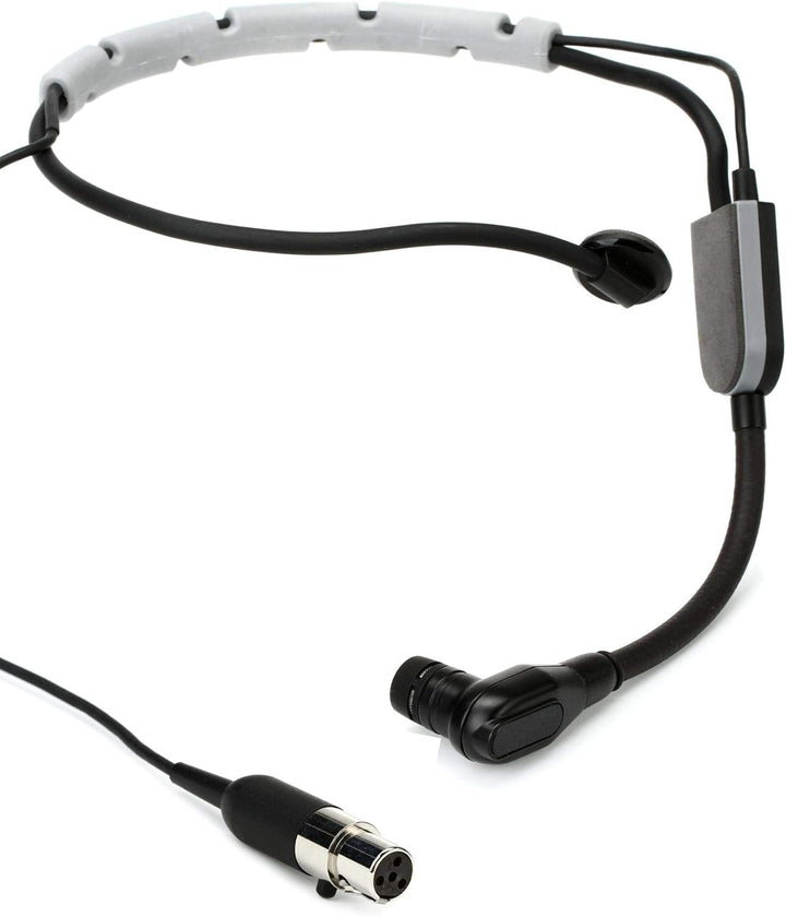 Shure SM35-TQG kabelloses Performance Headset-Kondensatormikrofon, inkl. Windschutz mit Snap-Fit Hal