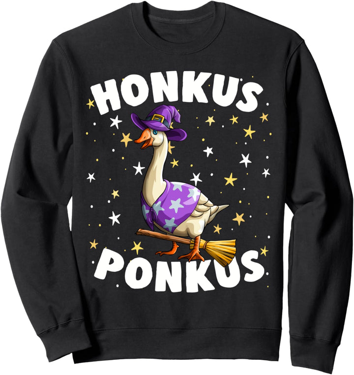 Honkus Ponkus Gans Meme Halloween lustige Hexe Kostüm Gift Sweatshirt