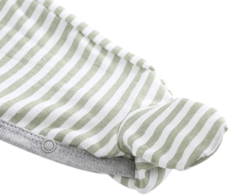 Chamie Strampler für Babys, Strampler, langärmelig, Baumwolle, 0–3 m/3–6 m/6–9 m/9–12 m 0-3 Monate D