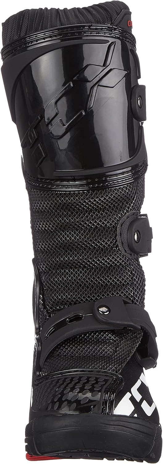 TCX Herren Motorcycle Boot 33 EU Scharwz Weiss, 33 EU Scharwz Weiss