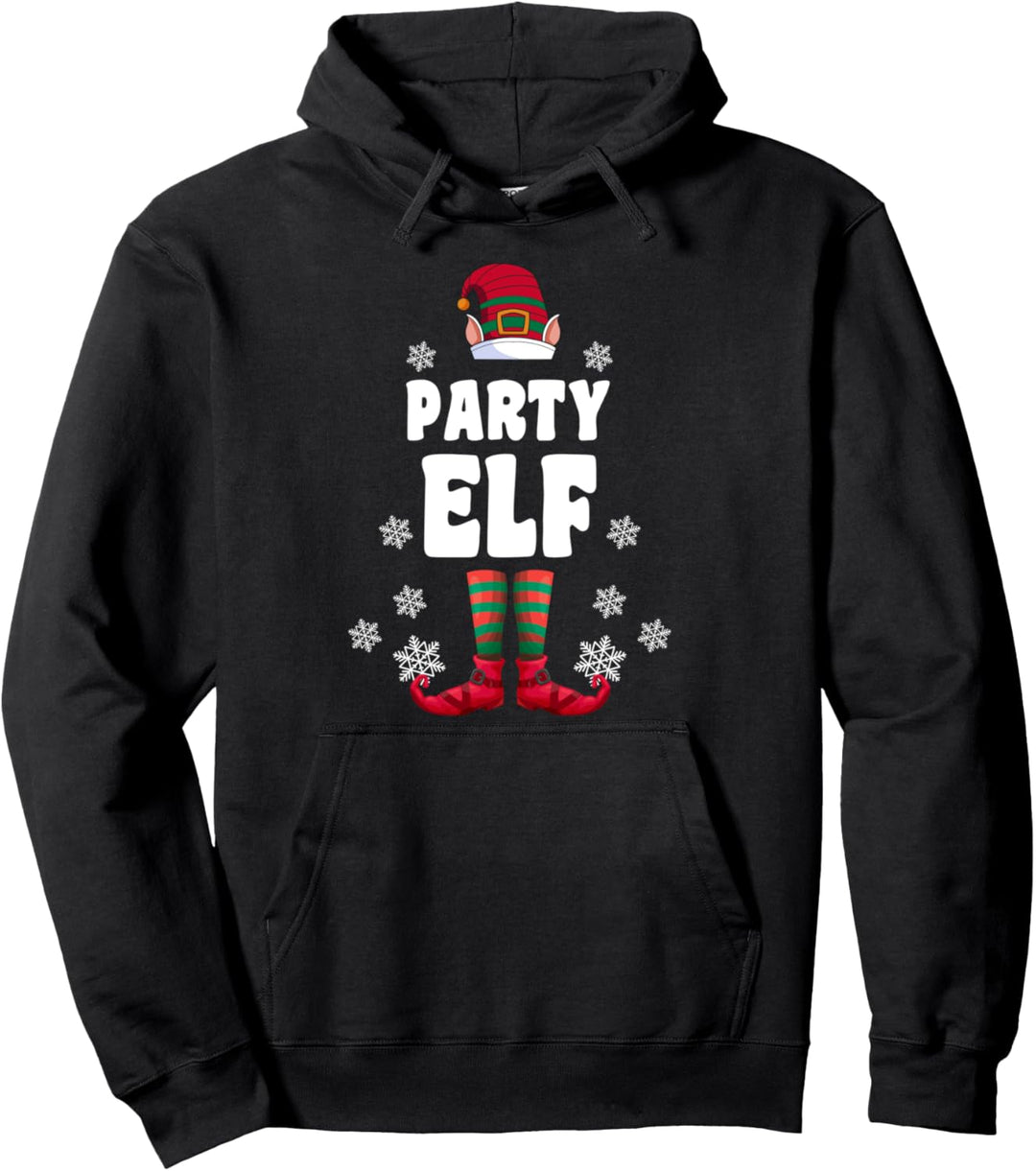 Party Elf Elfen Familien Weihnachts Outfit Weihnachtself Pullover Hoodie