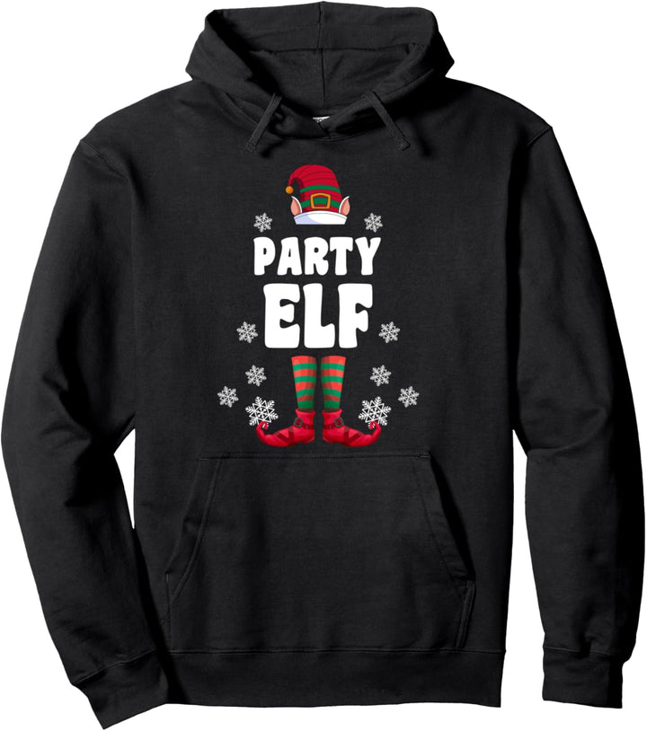 Party Elf Elfen Familien Weihnachts Outfit Weihnachtself Pullover Hoodie