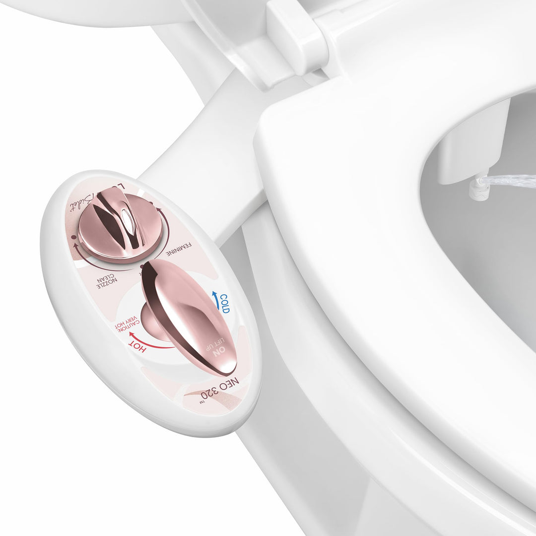 Luxe Bidet BidetNeo320rg Bidet-Aufsatz, Rose Gold, Rose Gold