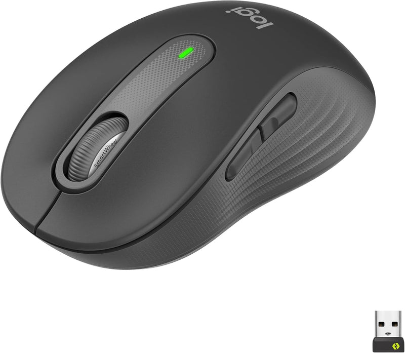 Logitech Signature M650 Kabellose Maus - für kleine bis mittelgrosse Hände, 2-Jahres-Batterie, Leise