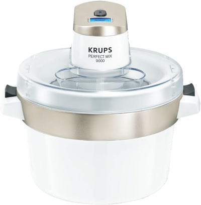 Krups GVS241 Eismaschine Venice Perfect Mix | 1L hausgemachtes Eis, Sorbet, Frozen Jogurth | Ohne Ko