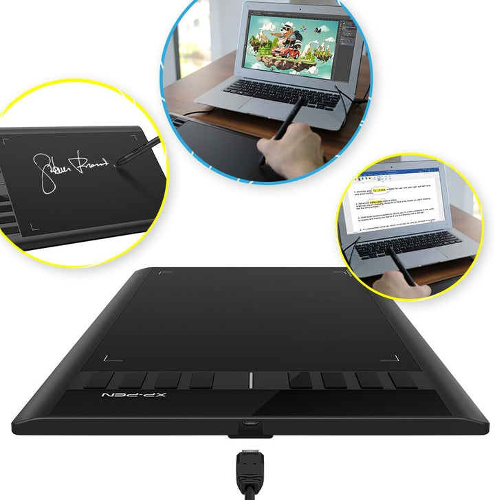 XP-PEN Star 03 V2 Grafiktablett, 10''x6 Zeichentablett, 8192 Druckstufen, 266RPS OSU Tablet, Zeichen