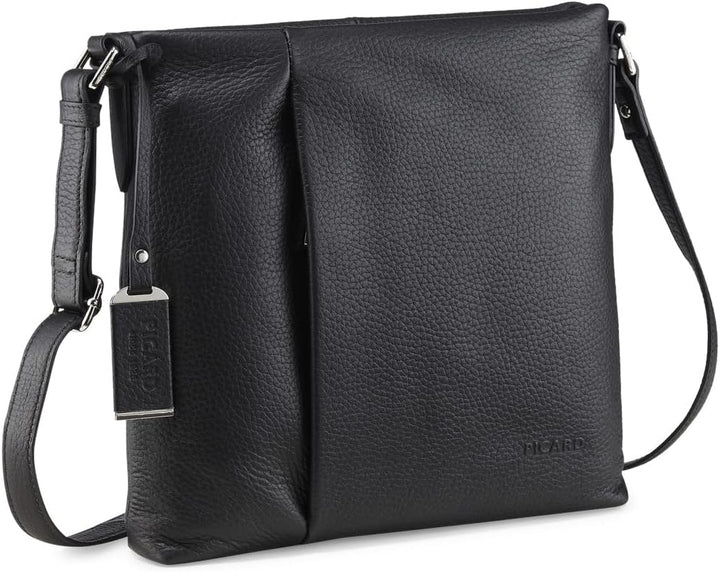 Picard Damen Schultertasche PURE aus Echtleder Mittel | mit Reissverschluss | Schultertasche | Allta