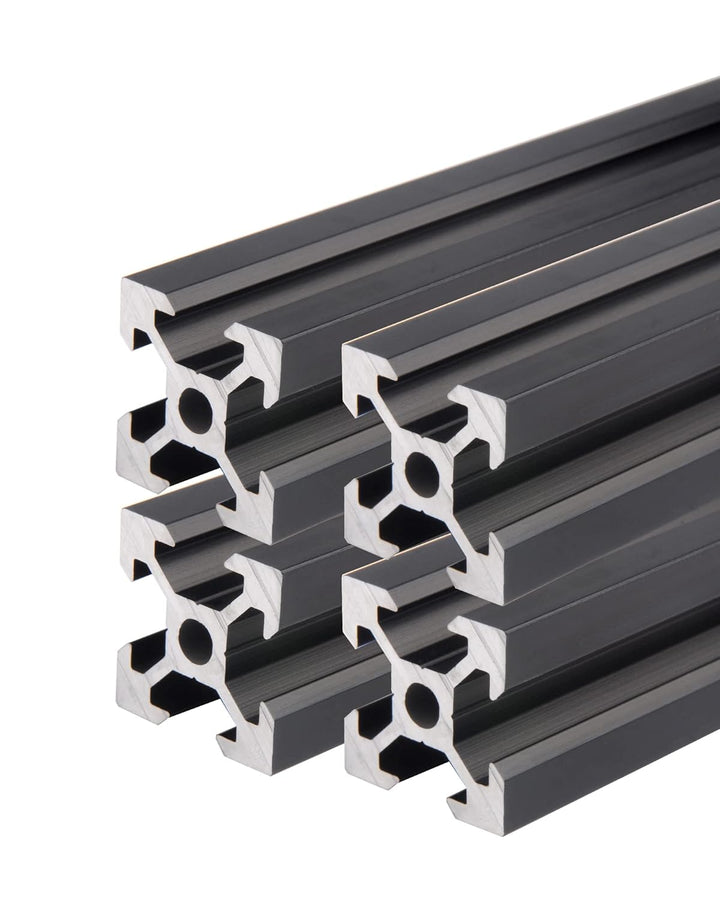 Euroharry 4 Stück 2020 V Typ Schwarz Europäischer Standard Eloxierte Linearschiene Aluminiumprofilex